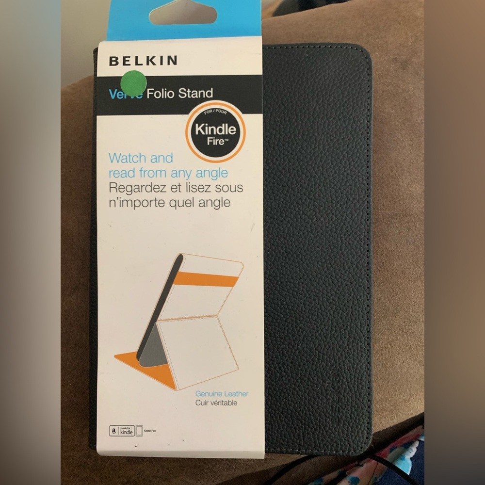 Belkin Black Verve Folio Stand for Kindle Fire